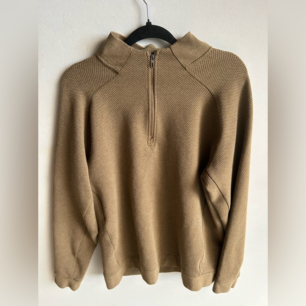 VRST Men's Brown Quarter Zip